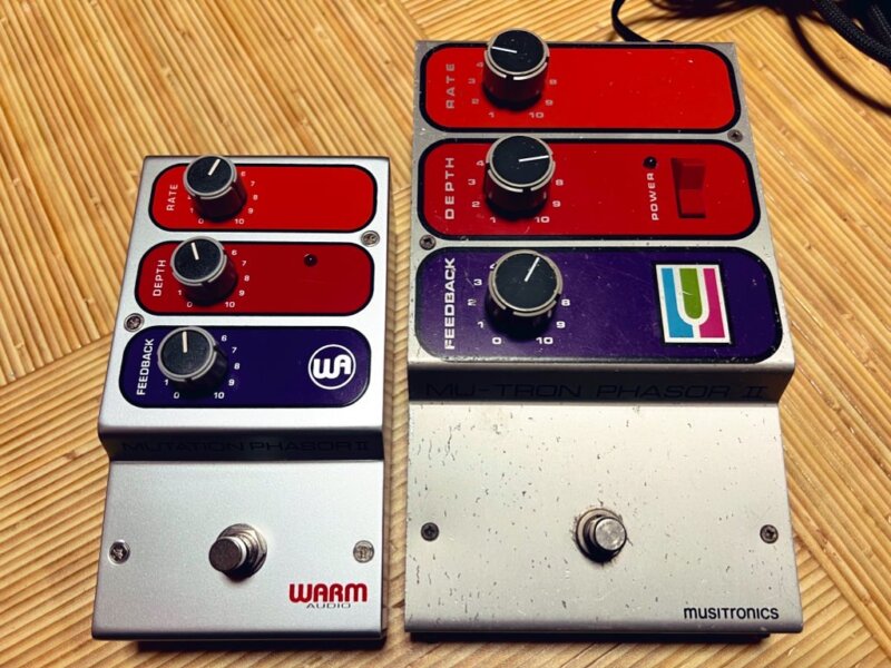 Warm Audio Mutation Phasor IIとMu-tron Phasor II